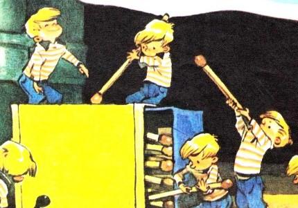 Сорванцы — Сапгир Г. Стихотворение для детей.